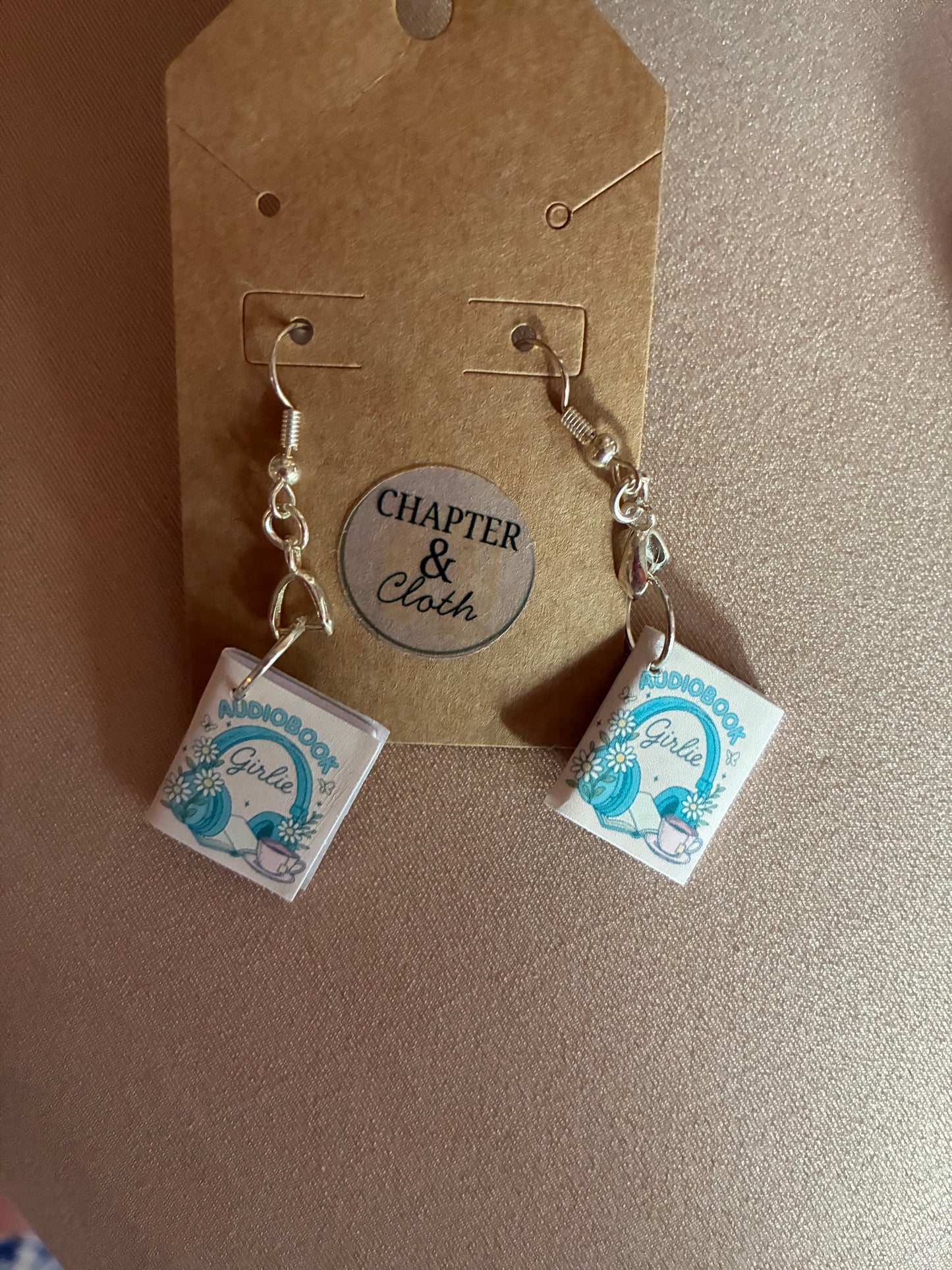 Book Saying Earrings