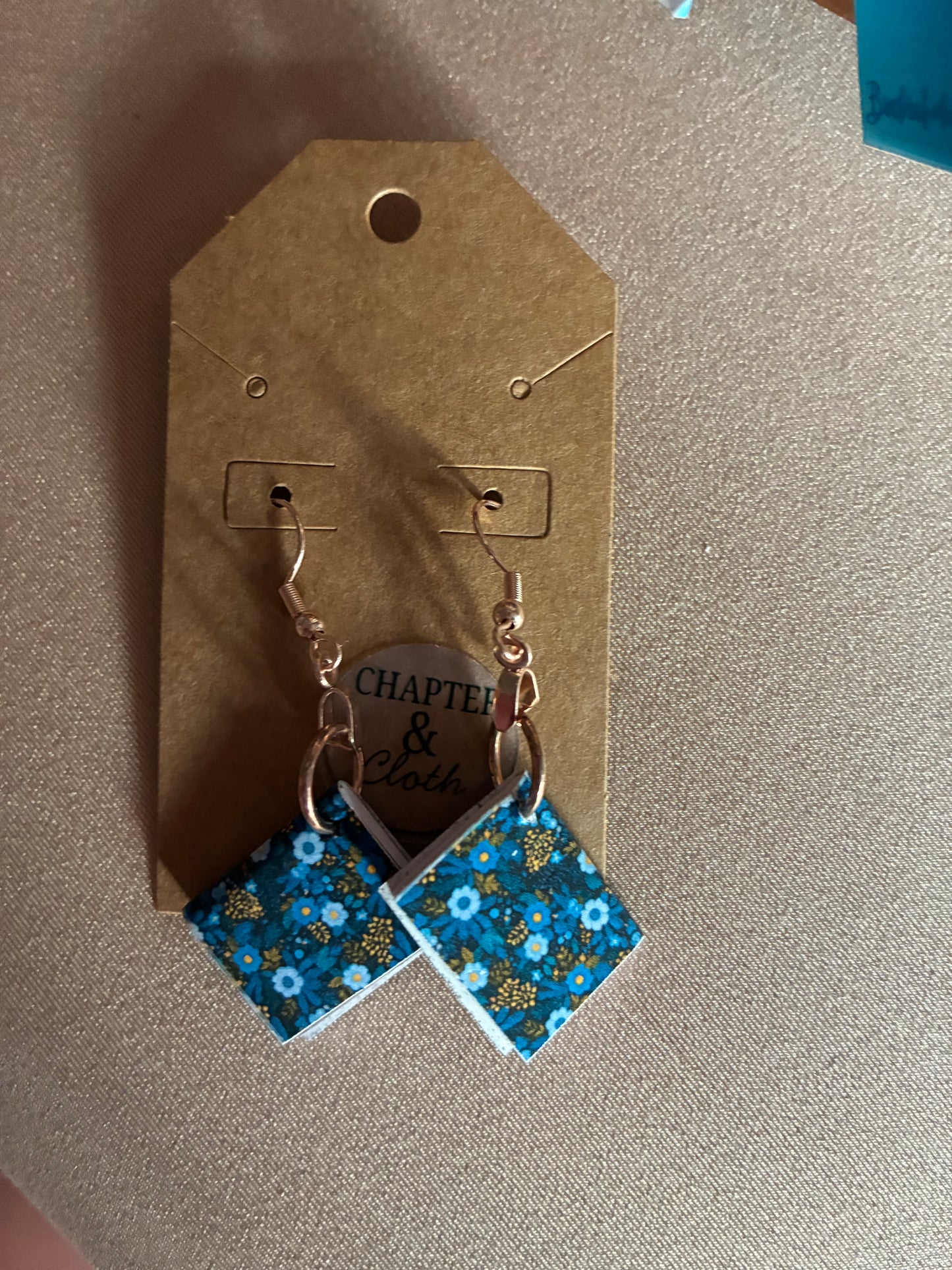 Book Saying Earrings