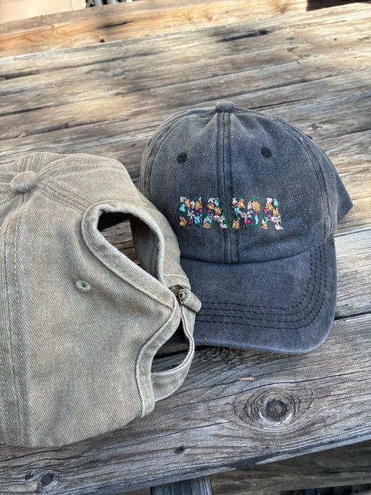 Hand Embroidered Hat