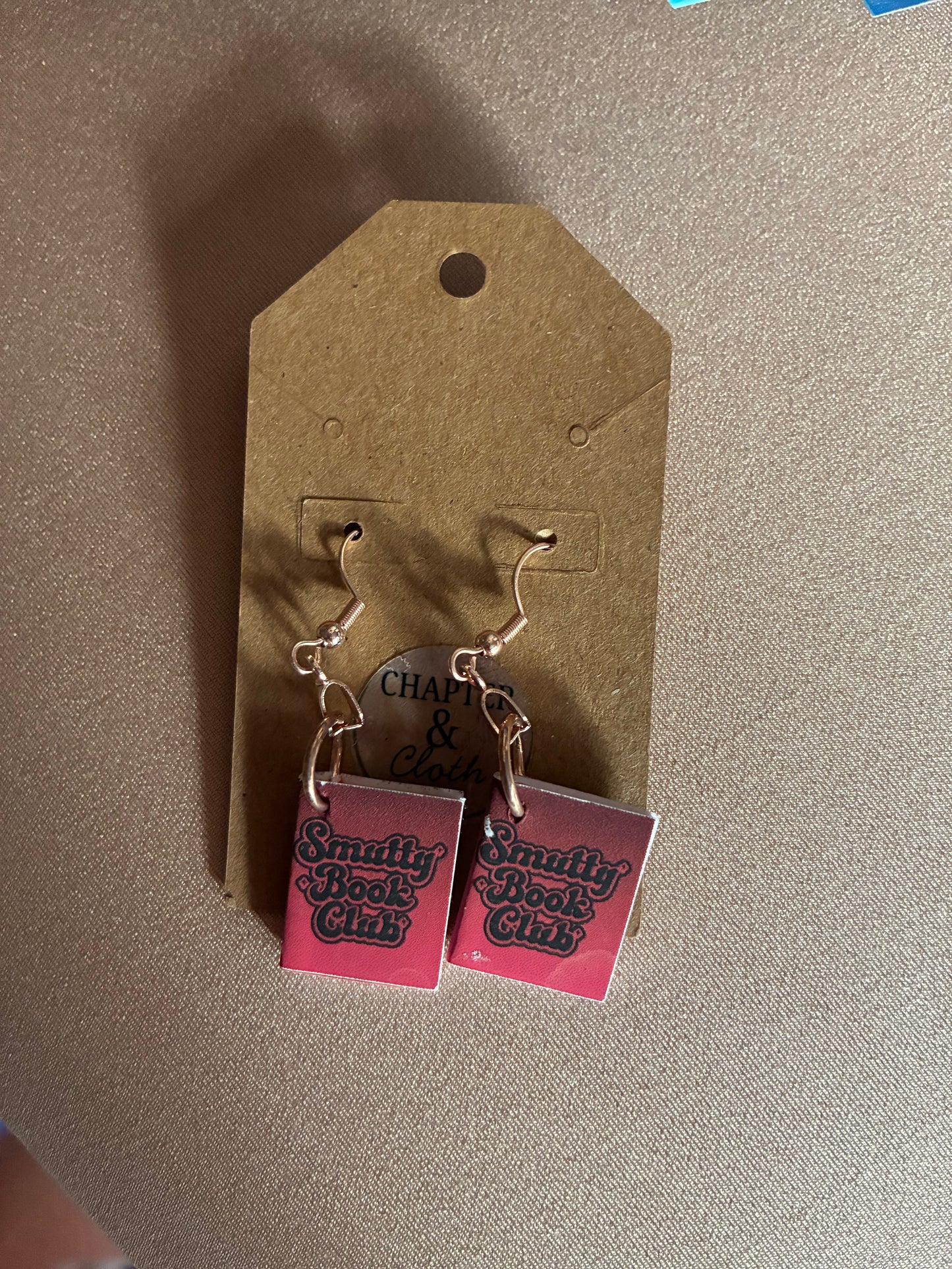 Book Saying Earrings