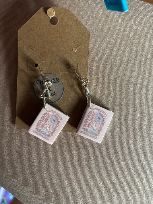 Book Saying Earrings