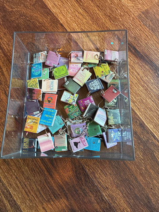 Custom Book Cover Earrings