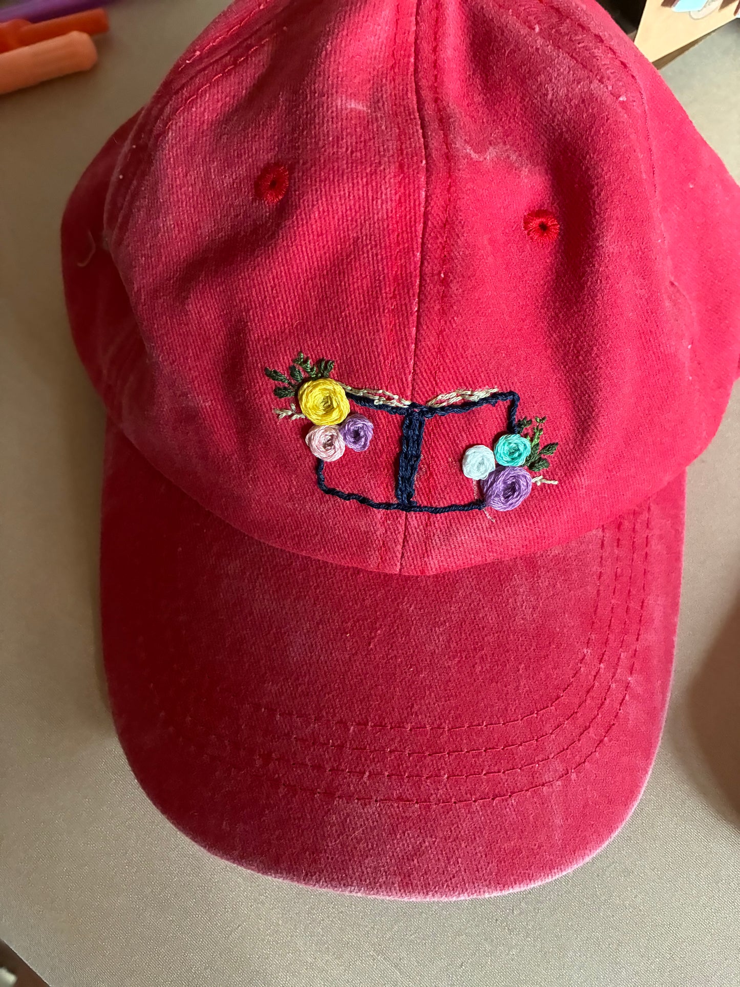 Hand Embroidered Hat